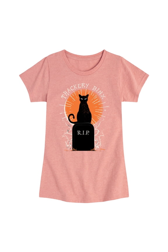 - Binx Graveyard - Toddler and Youth Girls Fitted Short Sleeve Graphic T-Shirt