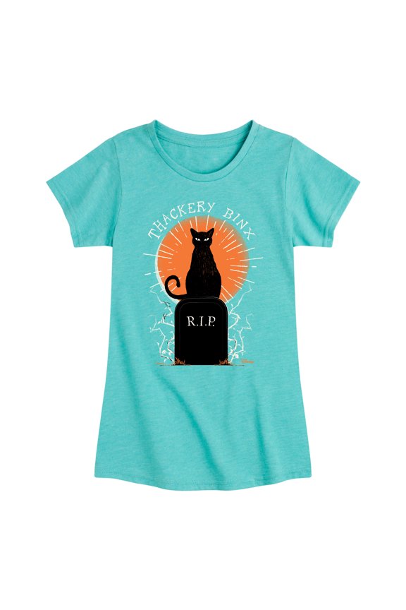 - Binx Graveyard - Toddler and Youth Girls Fitted Short Sleeve Graphic T-Shirt