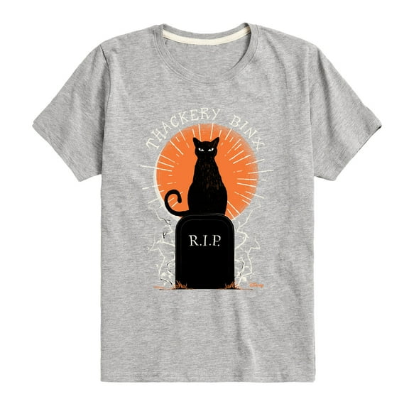 Hocus Pocus - Binx Graveyard -Toddler and Youth Short Sleeve Graphic T-Shirt