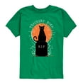 thumbnail image 1 of Hocus Pocus - Binx Graveyard -Toddler and Youth Short Sleeve Graphic T-Shirt, 1 of 5