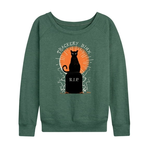 Hocus Pocus - Binx Graveyard - Women's French Terry Long Sleeve Shirt