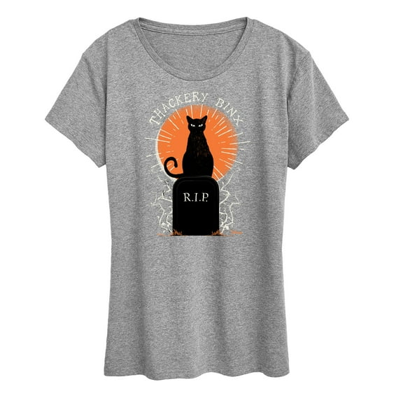Hocus Pocus - Binx Graveyard - Women's Short Sleeve Graphic T-Shirt