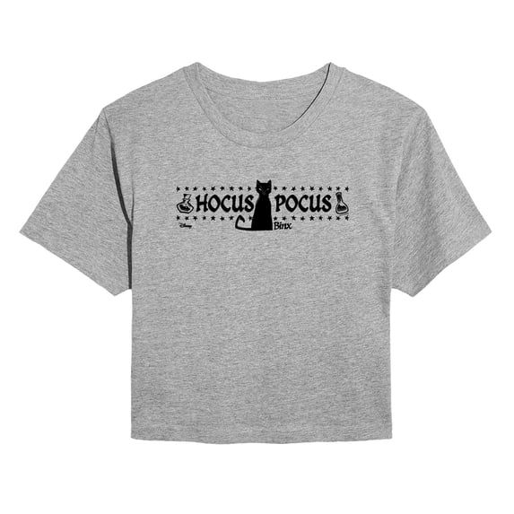Hocus Pocus - Binx Hocus Pocus - Juniors Cropped Graphic T-Shirt