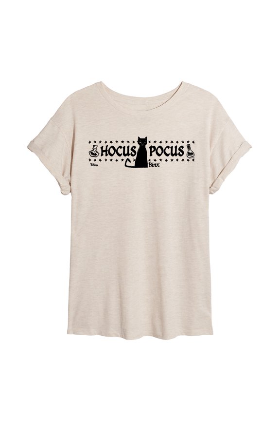 - Binx Hocus Pocus - Juniors Oversized Graphic T-Shirt