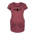 thumbnail image 1 of Hocus Pocus - Binx Hocus Pocus - Women's Maternity Scoop Neck Graphic T-Shirt, 1 of 4