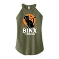 thumbnail image 1 of Hocus Pocus - Binx Is My Boo - Juniors High Neck Tank Top, 1 of 4