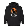 thumbnail image 1 of Hocus Pocus - Binx Is My Boo - Men's Pullover Hooded Fleece Sweatshirt, 1 of 4