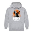thumbnail image 1 of Hocus Pocus - Binx Is My Boo - Men's Pullover Hooded Fleece Sweatshirt, 1 of 4