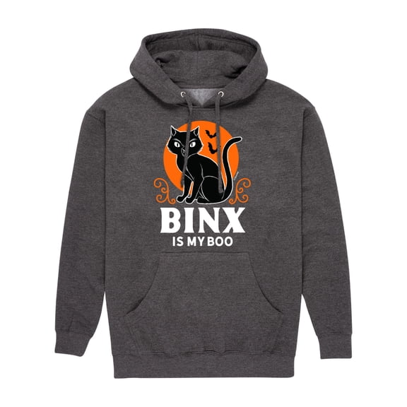 Hocus Pocus - Binx Is My Boo - Men's Pullover Hooded Fleece Sweatshirt