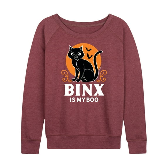 Hocus Pocus - Binx Is My Boo - Women's Lightweight French Terry Long Sleeve Shirt
