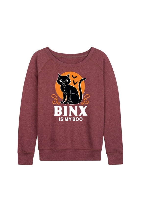 - Binx Is My Boo - Women's Lightweight French Terry Long Sleeve Shirt