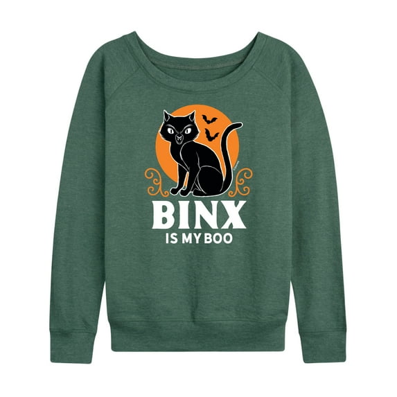 Hocus Pocus - Binx Is My Boo - Women's Lightweight French Terry Long Sleeve Shirt