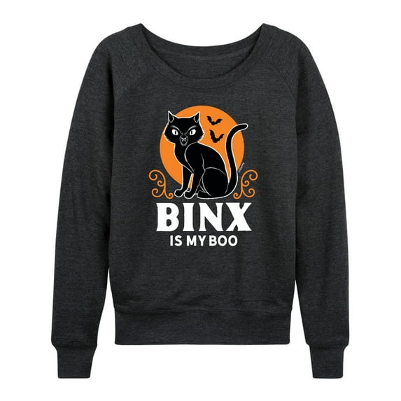 Hocus Pocus - Binx Is My Boo - Women's Lightweight French Terry Long Sleeve Shirt