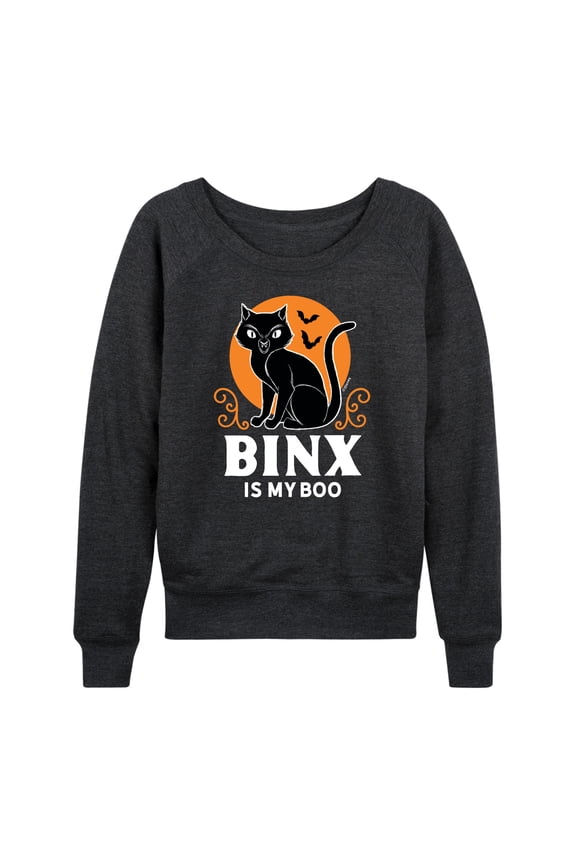 - Binx Is My Boo - Women's Lightweight French Terry Long Sleeve Shirt