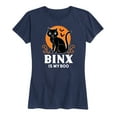 thumbnail image 1 of Hocus Pocus - Binx Is My Boo - Women's Short Sleeve Graphic T-Shirt, 1 of 5