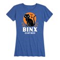 thumbnail image 1 of Hocus Pocus - Binx Is My Boo - Women's Short Sleeve Graphic T-Shirt, 1 of 5
