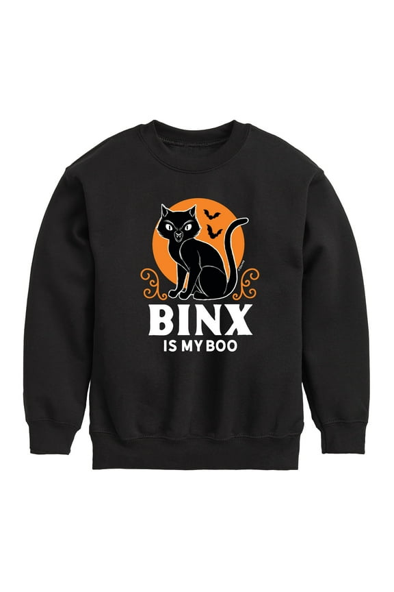 - Binx Is My Boo - Youth Crewneck Fleece Sweatshirt