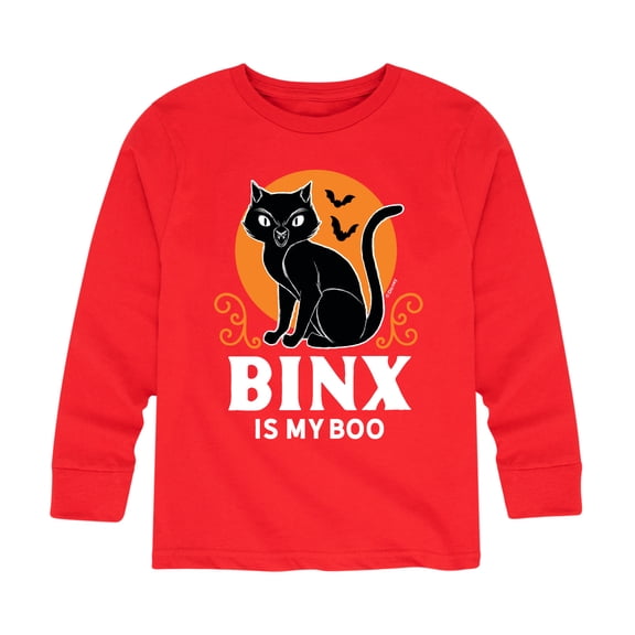 Hocus Pocus - Binx Is My Boo - Youth Long Sleeve Graphic T-Shirt