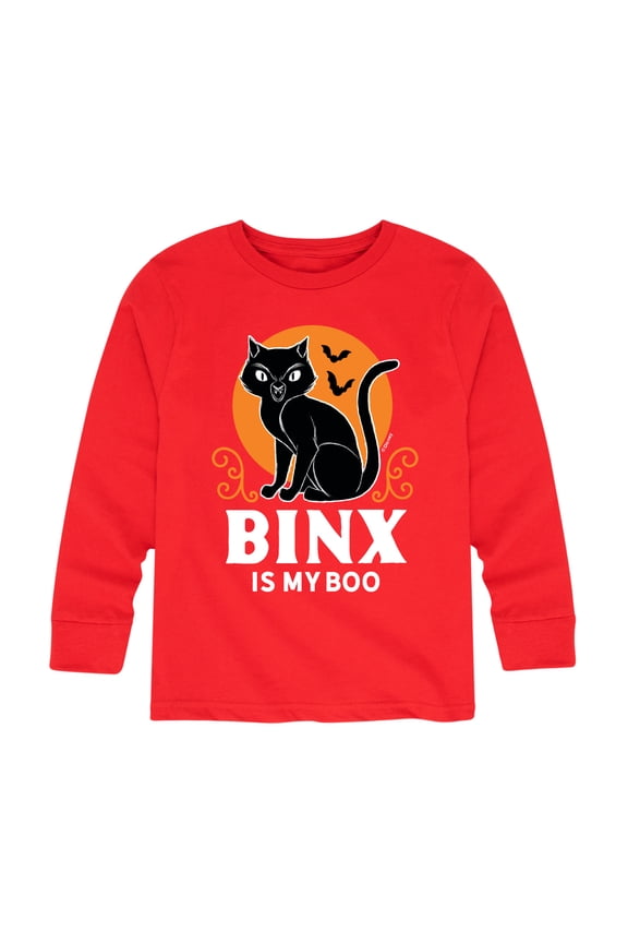 - Binx Is My Boo - Youth Long Sleeve Graphic T-Shirt