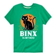 thumbnail image 1 of Hocus Pocus - Binx Is My Boo - Youth Short Sleeve Graphic T-Shirt, 1 of 5