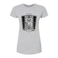 thumbnail image 1 of Hocus Pocus - Binx Tarot - Juniors Fitted Graphic T-Shirt, 1 of 5