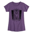 thumbnail image 1 of Hocus Pocus - Binx Tarot -  Toddler and Youth Girls Fitted Short Sleeve Graphic T-Shirt, 1 of 4