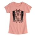 thumbnail image 1 of Hocus Pocus - Binx Tarot -  Toddler and Youth Girls Fitted Short Sleeve Graphic T-Shirt, 1 of 4