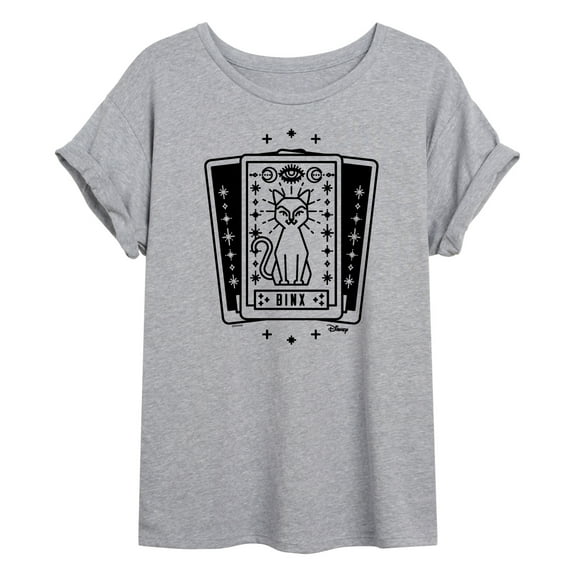 Hocus Pocus - Binx Tarot - Women's Oversized Graphic T-Shirt