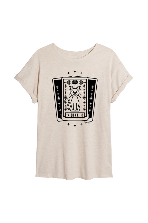 - Binx Tarot - Women's Oversized Graphic T-Shirt