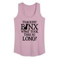 thumbnail image 1 of Hocus Pocus - Binx What Took Thee So Long - Women's Racerback Tank Top, 1 of 5