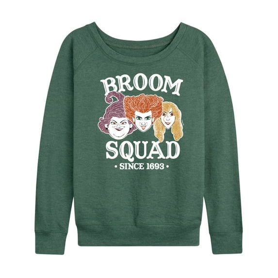 Hocus Pocus - Broom Squad Sisters - Women's Lightweight French Terry Long Sleeve Shirt