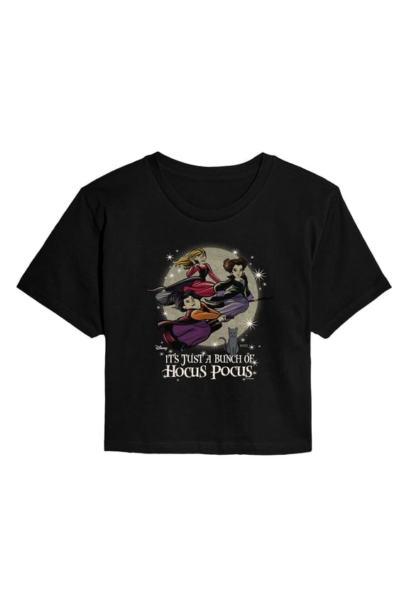 - Bunch Of Hocus Pocus - Juniors Cropped Graphic T-Shirt