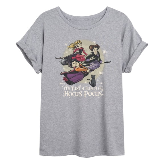 Hocus Pocus - Bunch Of Hocus Pocus - Juniors Oversized Graphic T-Shirt