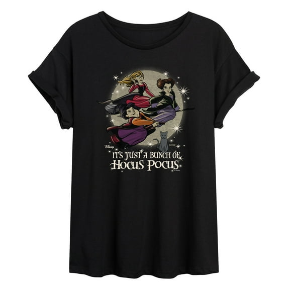 Hocus Pocus - Bunch Of Hocus Pocus - Juniors Oversized Graphic T-Shirt