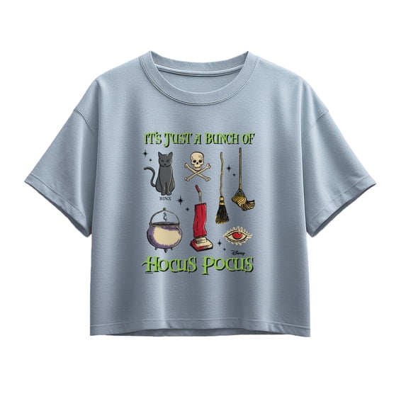 Hocus Pocus - Bunch Of Hocus Pocus Girls' Short Sleeve Boxy Graphic T-Shirt