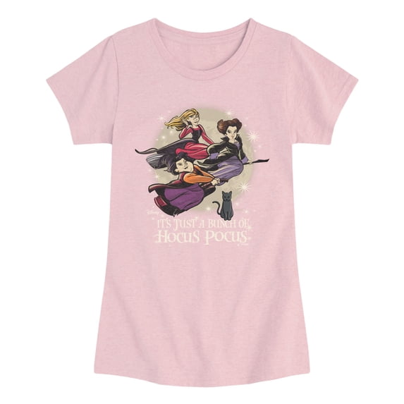Hocus Pocus - Bunch Of Hocus Pocus Girls' Fitted Short Sleeve Graphic T-Shirt