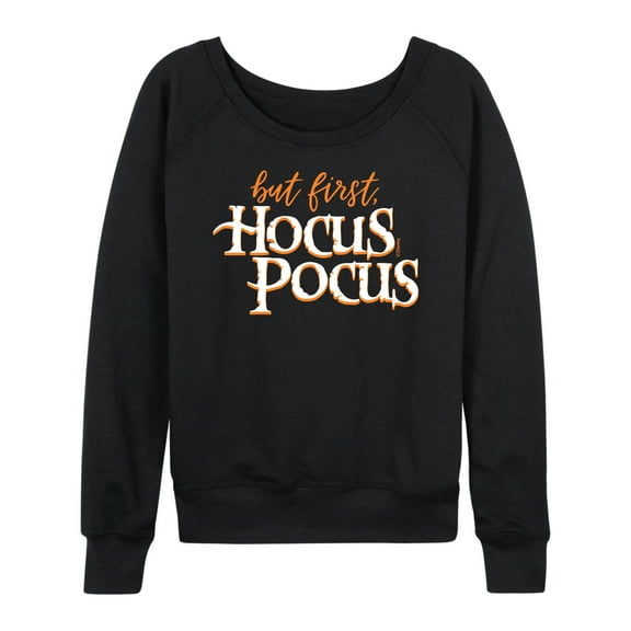 Hocus Pocus - But First Hocus Pocus - Women's Lightweight French Terry Long Sleeve Shirt