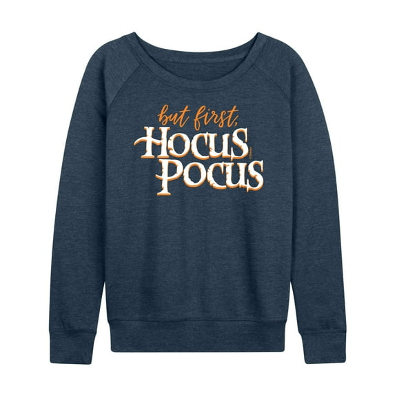 Hocus Pocus - But First Hocus Pocus - Women's Lightweight French Terry Long Sleeve Shirt