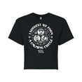 thumbnail image 1 of Hocus Pocus - Calming Circle - Juniors Cropped Cotton Blend T-Shirt, 1 of 5