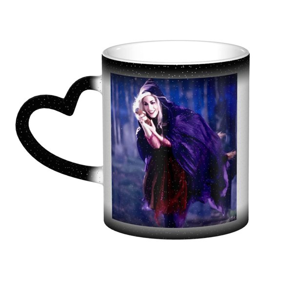Hocus Pocus Color Changing Mug In The Sky Colour Changing Mug Print Ceramic Mug Tea Cup 11 Ounce - Gifts For Home Office Coffee Birthday Gift