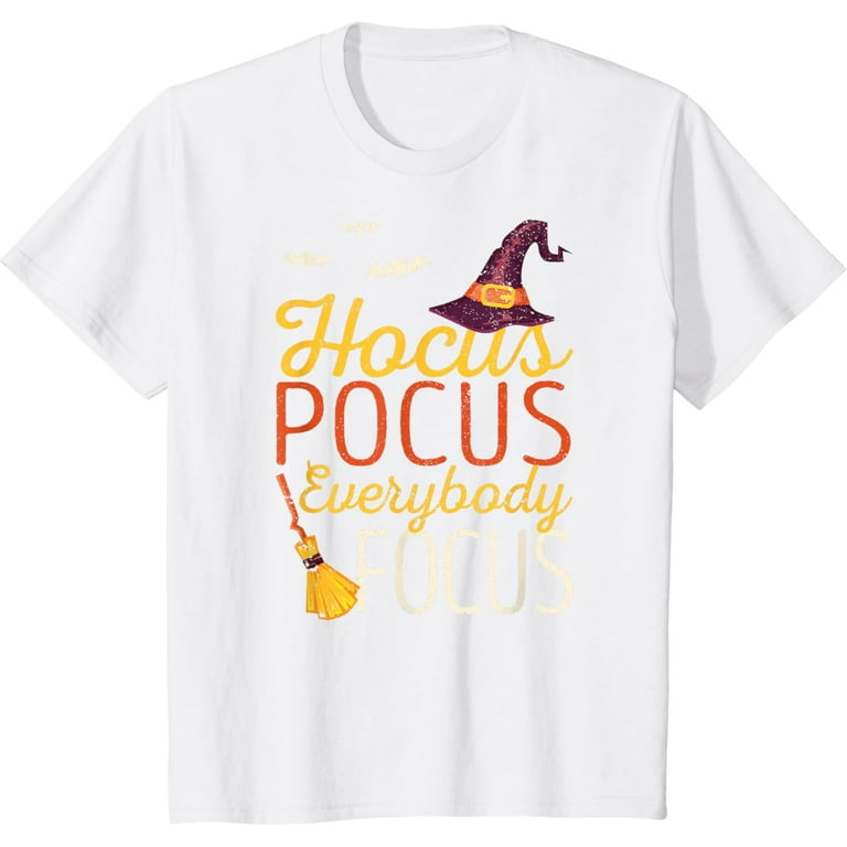 Hocus Pocus Everybody Focus Funny Teacher Halloween Shirt Hocus Pocus Everybody Focus Funny Teacher Halloween Shirt