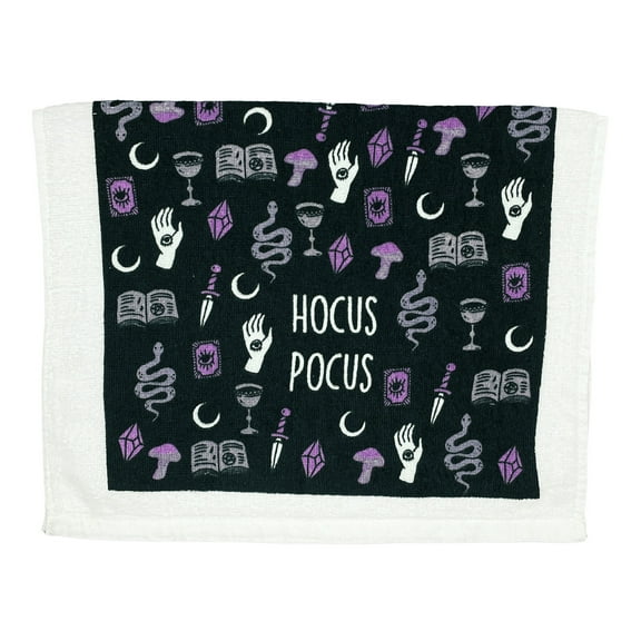 Hocus Pocus Funny Scary Spooky Magic Tea Towel