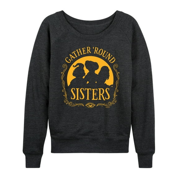 Hocus Pocus - Gather Round Sisters - Women's Lightweight French Terry Long Sleeve Shirt