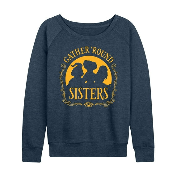 Hocus Pocus - Gather Round Sisters - Women's Lightweight French Terry Long Sleeve Shirt