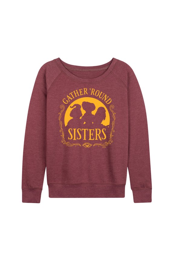 - Gather Round Sisters - Women's Lightweight French Terry Long Sleeve Shirt