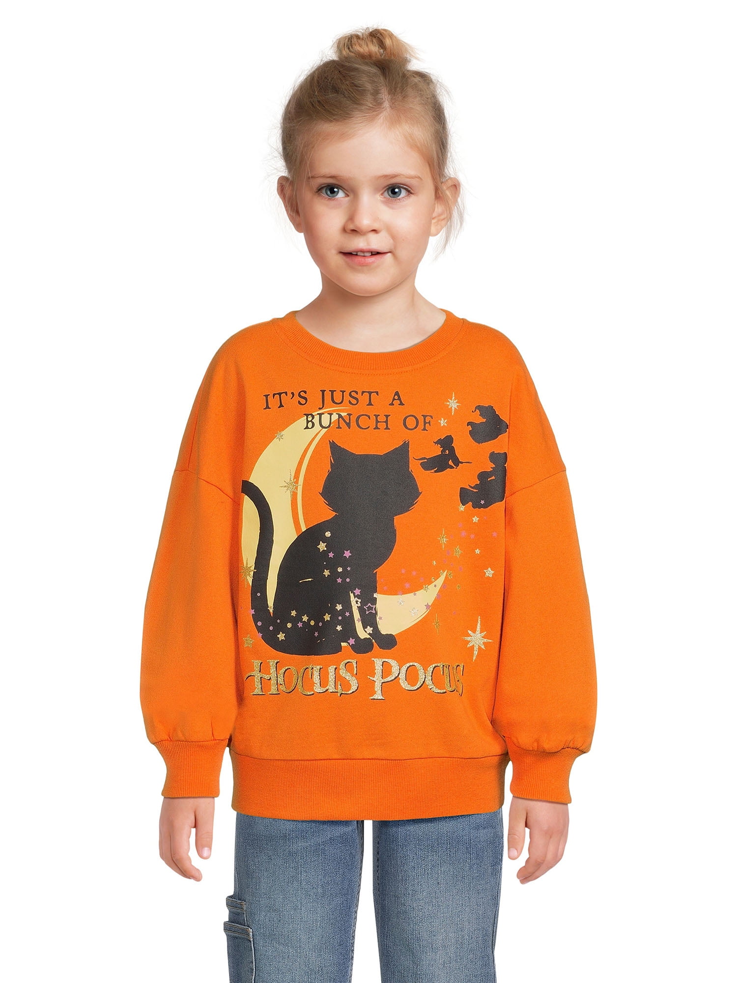 Hocus Pocus Girls Halloween Sweatshirt, Sizes 416