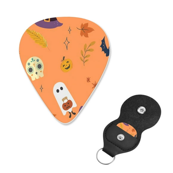 Hocus Pocus Guitar Picks - Guitar Accessories - Acoustic, Electric, Bass Guitar Picks - Natural Feel, Warm Tone - Assorted Styles, Medium 0.70mm, 6 Pack