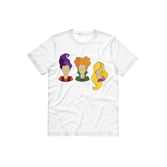 Hocus Pocus Heads Halloween Shirt Medium White
