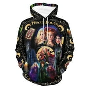 WOODYOTIME Hocus Pocus Hoodie Unisex 3d Novelty Hoodies Graphic Hoodies Pullover Sweatshirts For Men Women Teen 3XL