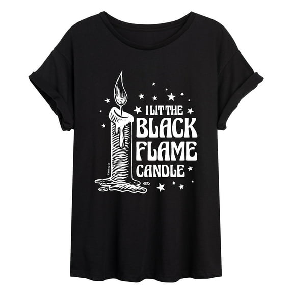 Hocus Pocus - I Lit The Black Flame Candle - Women's Oversized T-Shirt